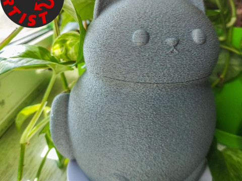 Fat cat Box Modello di stampa 3D