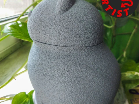 Fat cat Box 3D Print Model