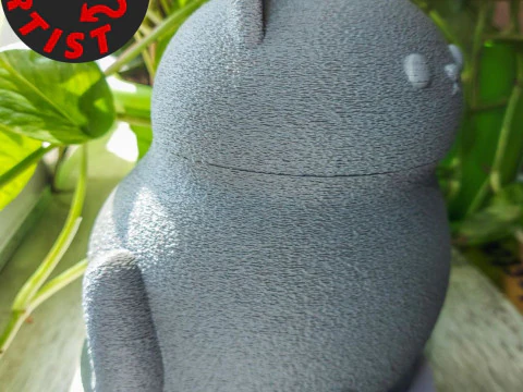 Fat cat Box 3D Print Model