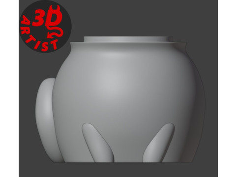 Fat cat Box Model Cetak 3D