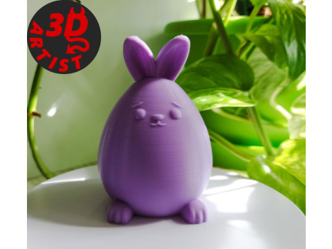 Cute Little Bunny Figurine 3D Принт Модель