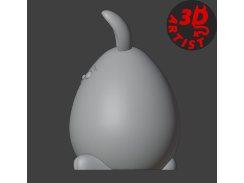 Cute Little Bunny Figurine 3D Принт Модель