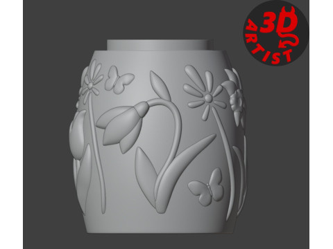 Spring Princess Box 3Dプリントモデル