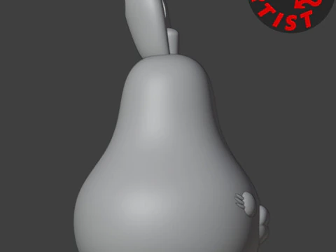 Chaveiro de p&ecirc;ra engra&ccedil;ado Modelo de Impressão 3D