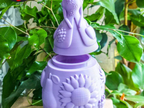 Summer Princess Box 3D Print Model