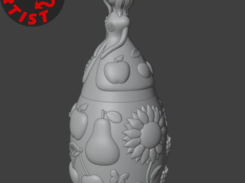 Summer Princess Box 3D Print Model