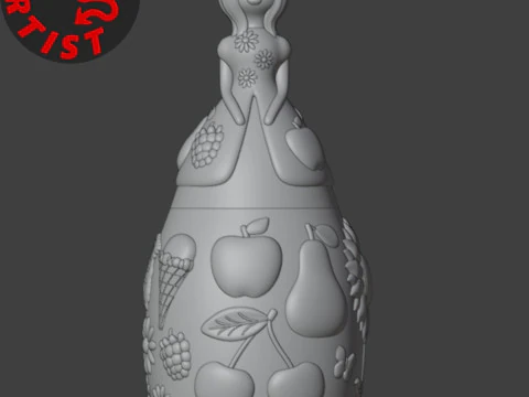 Summer Princess Box 3D Print Model