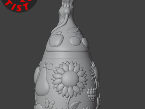 Summer Princess Box 3Dプリントモデル