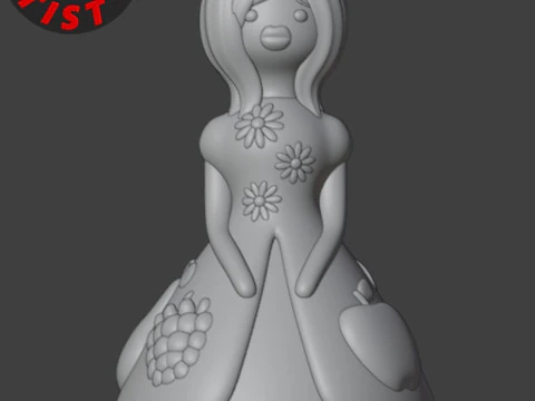 Summer Princess Box 3D Print Model