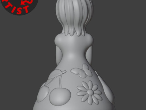 Summer Princess Box 3Dプリントモデル