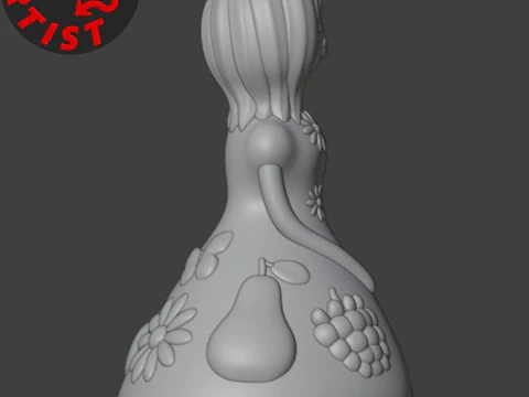 Summer Princess Box 3D Print Model