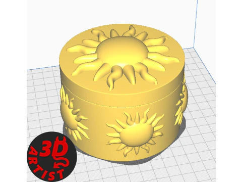 Zonnebox 3D printmodel