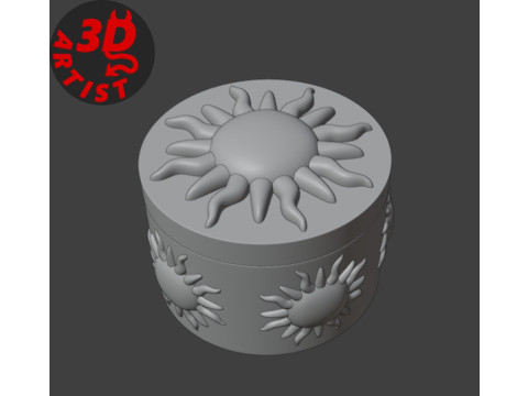 Sun Box 3D Baskı Modeli