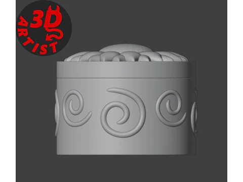 Sunflower Box 3D Print Model