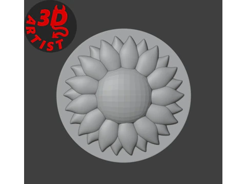 Sunflower Box 3D Print Model
