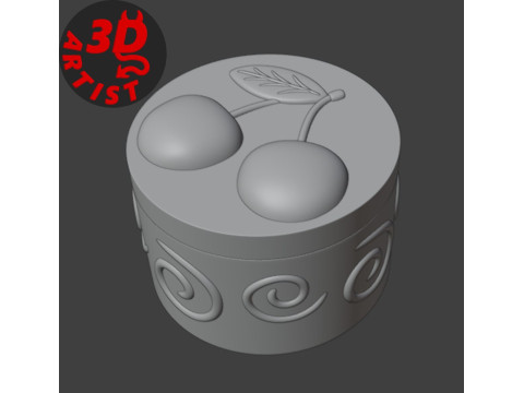 Cherry Box 3D 프린트 모델
