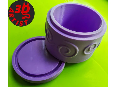 赤スグリとラズベリーのボックス 3Dプリントモデル