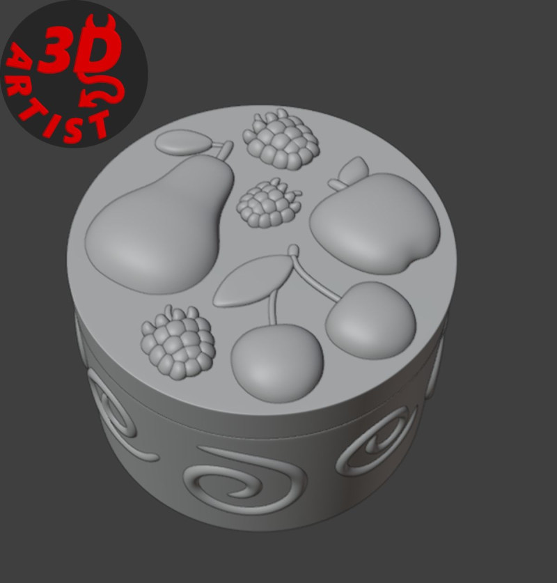 Gifts of nature Box Model do druku 3D .c4d .max .obj .3ds .fbx .stl .blend 