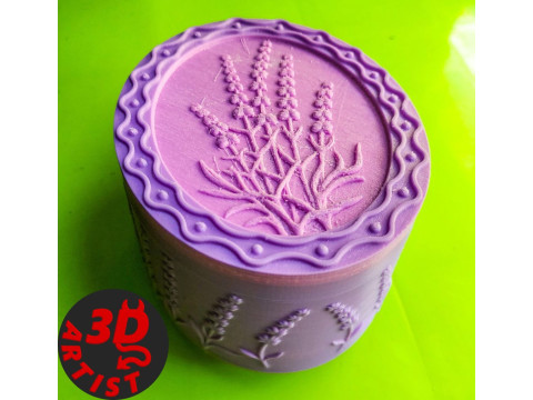 Lavender Box 3D Print Model