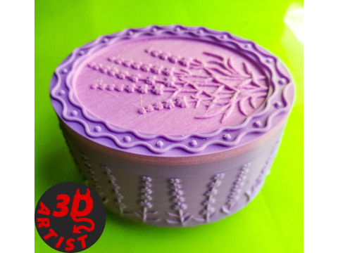 Lavender Box 3D Print Model