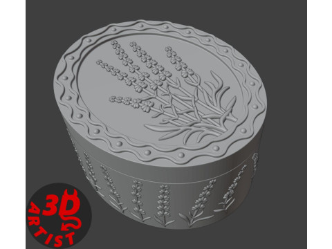 Lavender Box 3D Print Model
