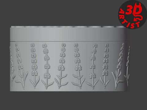 ラベンダーボックス 3Dプリントモデル