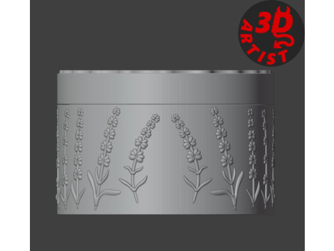 Lavender Box 3D Print Model