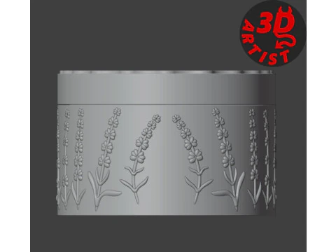 ラベンダーボックス 3Dプリントモデル