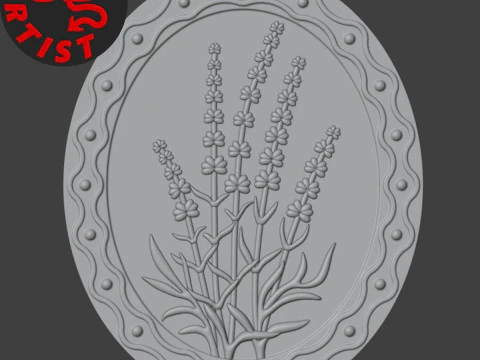 ラベンダーボックス 3Dプリントモデル