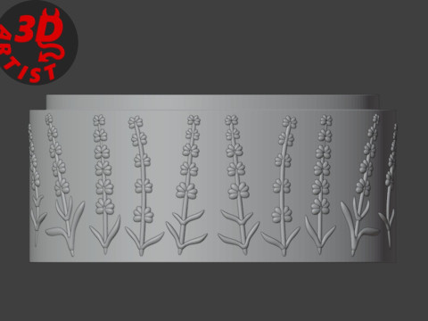 Lavender Box 3D Print Model