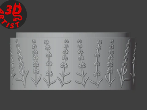 ラベンダーボックス 3Dプリントモデル