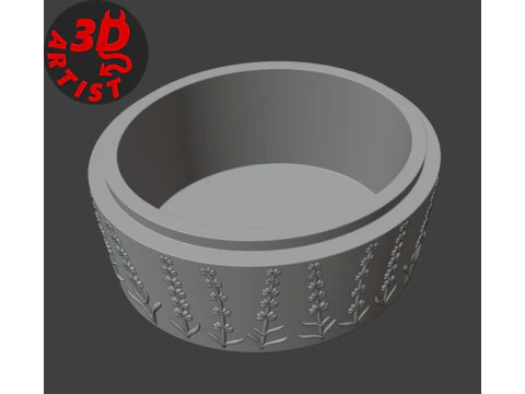 ラベンダーボックス 3Dプリントモデル