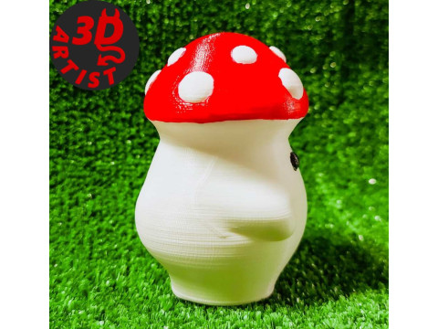 Mushroom Figurine Model do druku 3D