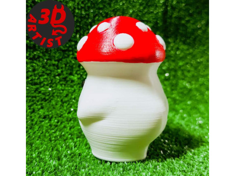 Mushroom Figurine Model do druku 3D