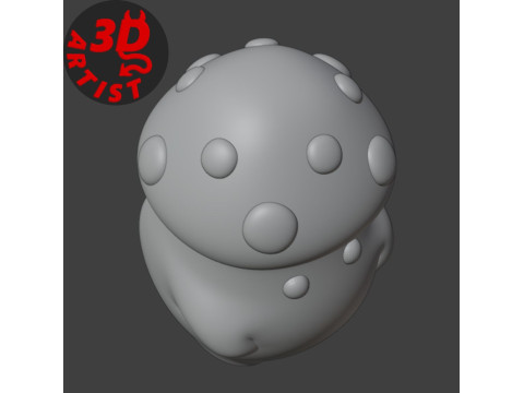 Mushroom Figurine Model do druku 3D