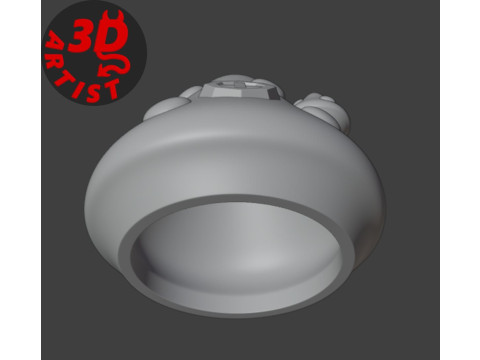 Mushroom House Box Modello di stampa 3D