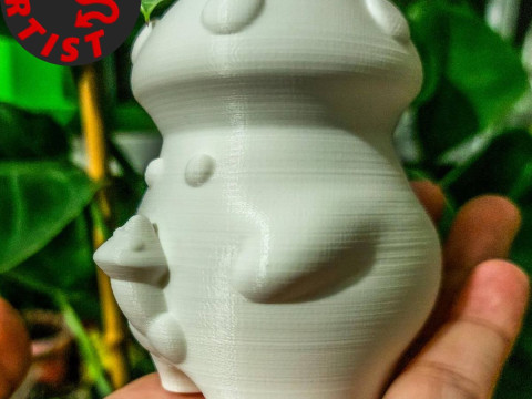 Mushroom Figurine Adult Version 3Dプリントモデル