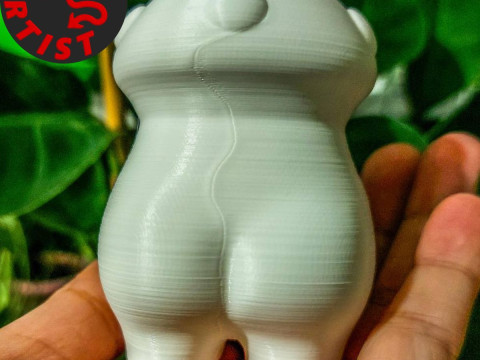 Mushroom Figurine Adult Version 3Dプリントモデル