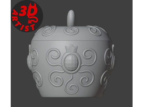 Scatola di mele modellata Modello di stampa 3D