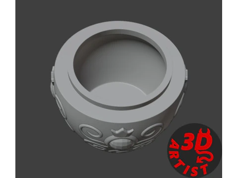 Scatola di mele modellata Modello di stampa 3D