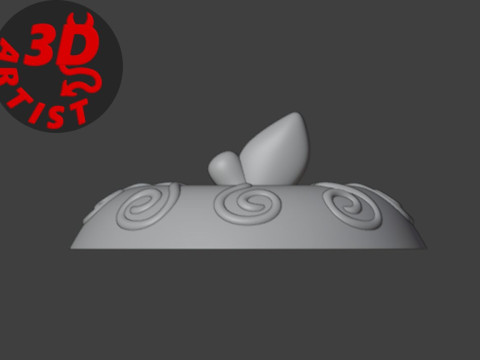 Patterned Apple Box 3D Print Model