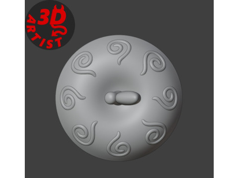 Patterned Apple Box 3D Print Model