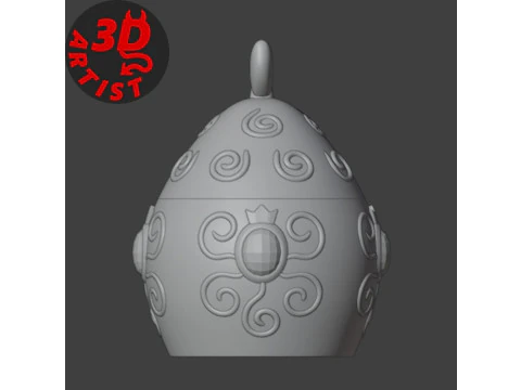Patterned Lemon Box 3D Print Model