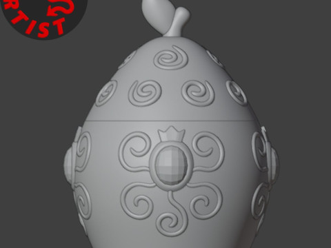 Patterned Pear Box 3D 打印模型