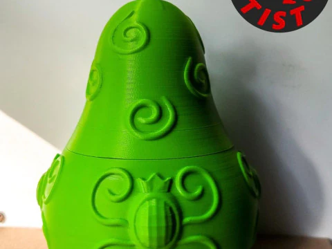 Caja de peras estampada Modelo de impresión 3D