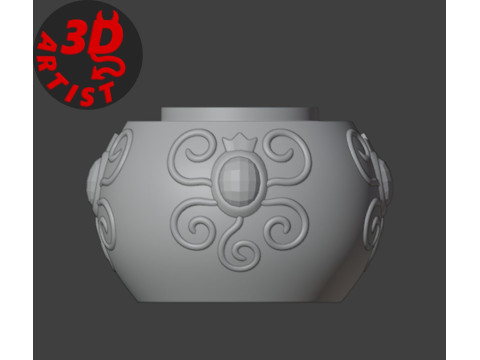 Patterned Pear Box 3D प्रिंट मॉडल