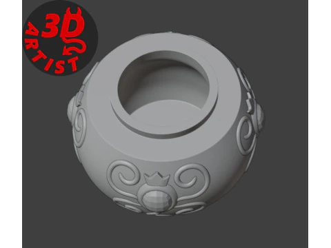 Caja de peras estampada Modelo de impresión 3D