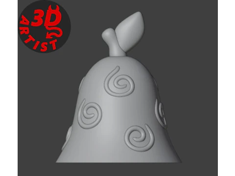 Caja de peras estampada Modelo de impresión 3D