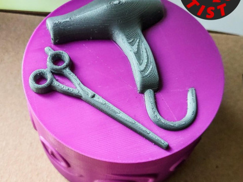 Hairdresser Jewelry Box 3D प्रिंट मॉडल