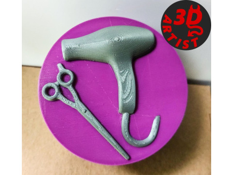 Hairdresser Jewelry Box 3D प्रिंट मॉडल
